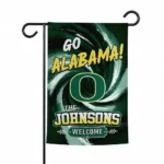 Oregon Ducks Garden Flag Custom Swirl Vortex Green Best Selling
