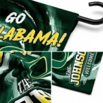 Oregon Ducks Garden Flag Custom Swirl Vortex Green Best Selling