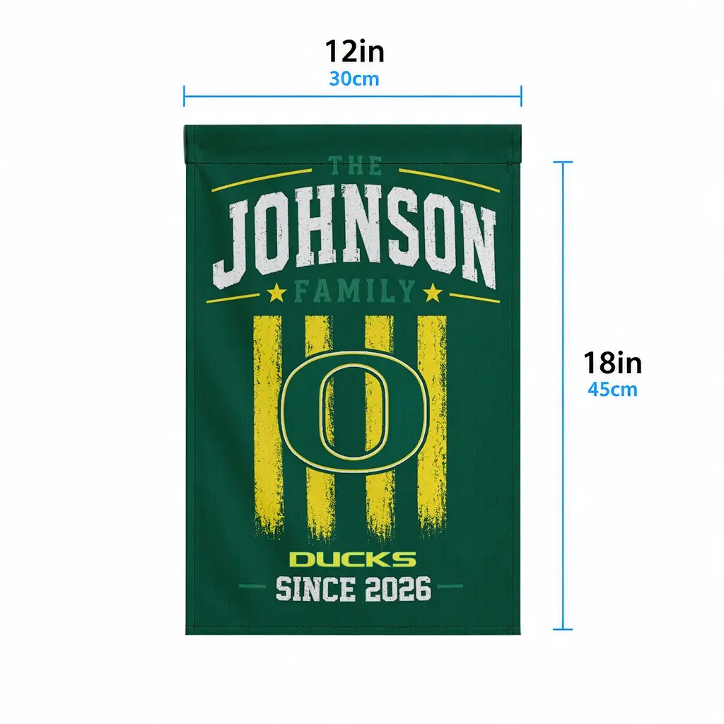 Oregon Ducks Garden Flag Customized Distressed Stripes Green High Quality Oregon Ducks Garden Flag Customized Distressed Stripes Green High Quality