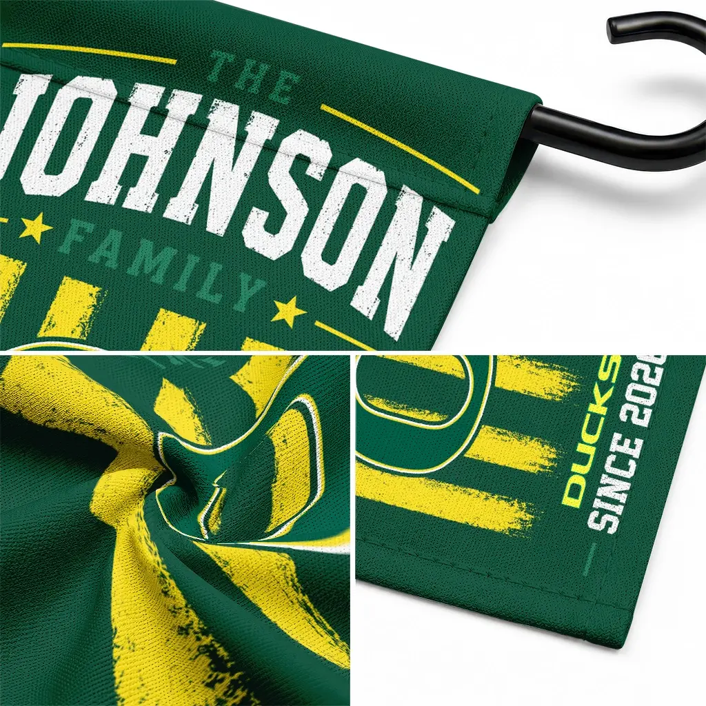 Oregon Ducks Garden Flag Customized Distressed Stripes Green Latest Model Oregon Ducks Garden Flag Customized Distressed Stripes Green Latest Model