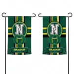 Oregon Ducks Garden Flag Personalized Circle Medallion Green Best Selling