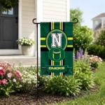 Oregon Ducks Garden Flag Personalized Circle Medallion Green Best Selling