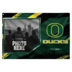 Oregon Ducks House Flag Customized Framed Photo Green Black Best Selling