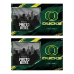 Oregon Ducks House Flag Customized Framed Photo Green Black Best Selling