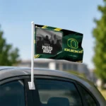 Oregon Ducks House Flag Customized Framed Photo Green Black Best Selling