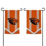 Oregon State Beavers Garden Flag Custom Chevron Stripes Orange Best Selling