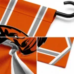 Oregon State Beavers Garden Flag Custom Chevron Stripes Orange Best Selling