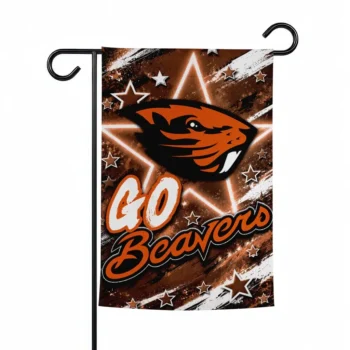 Oregon State Beavers Garden Flag Customized Glowing Star Orange Best Selling
