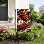 Oregon State Beavers Garden Flag Customized Glowing Star Orange Best Selling