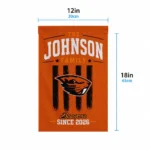Oregon State Beavers Garden Flag Personalized Distressed Stripes Orange Best Selling