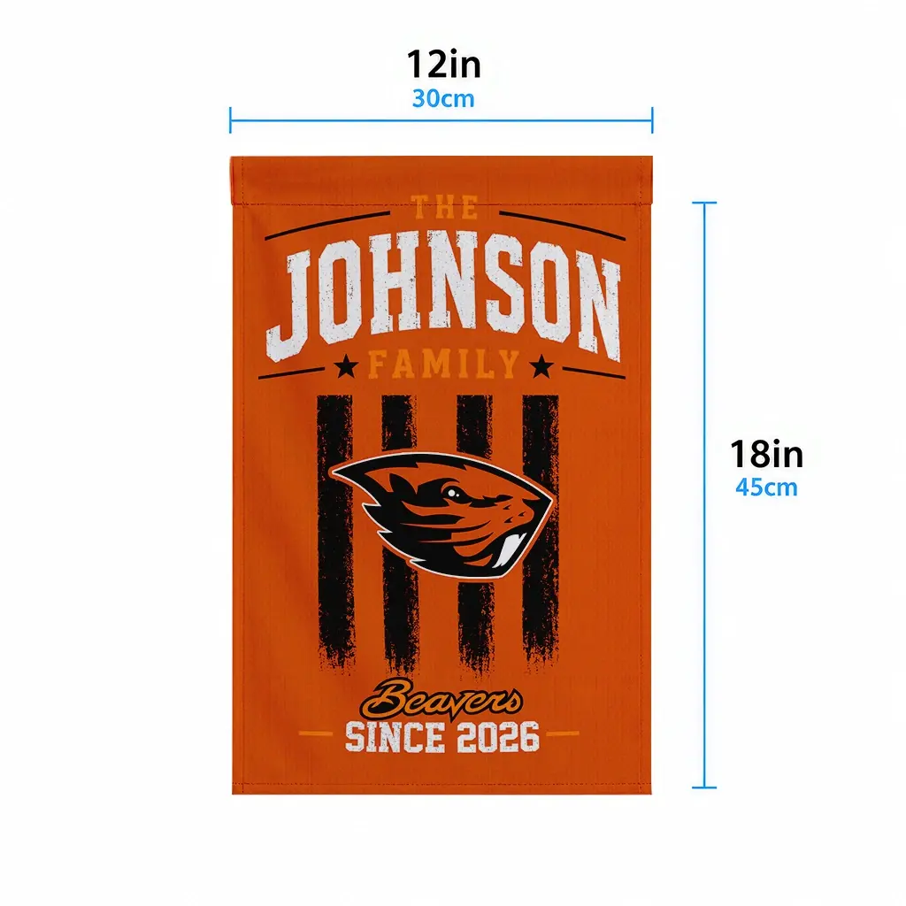 Oregon State Beavers Garden Flag Personalized Distressed Stripes Orange High Quality Oregon State Beavers Garden Flag Personalized Distressed Stripes Orange High Quality