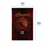 Oregon State Beavers Garden Flag Personalized Laurel Wreath Orange Best Selling