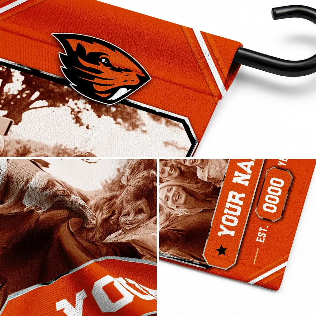 Oregon State Beavers Garden Flag Personalized Photo Frame Orange Latest Model Oregon State Beavers Garden Flag Personalized Photo Frame Orange Latest Model