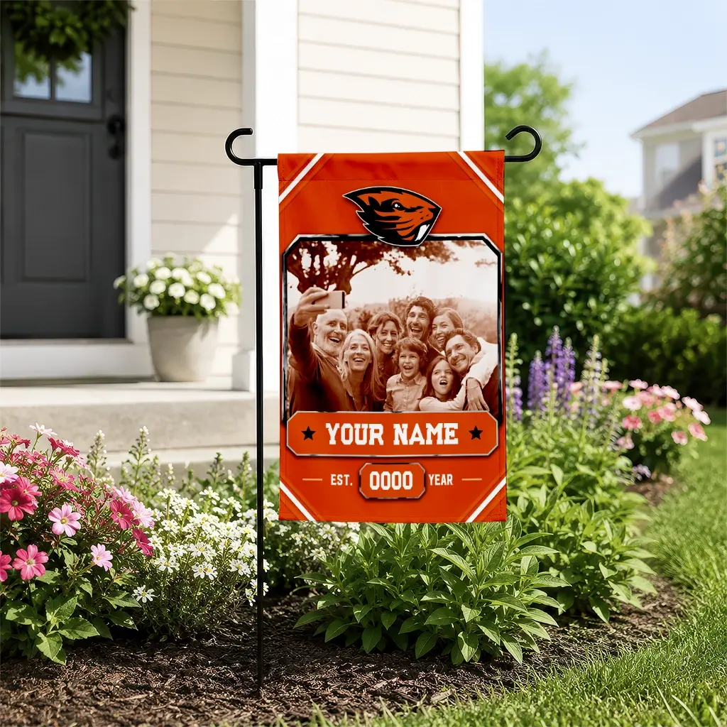 Oregon State Beavers Garden Flag Personalized Photo Frame Orange New Arrival Oregon State Beavers Garden Flag Personalized Photo Frame Orange New Arrival