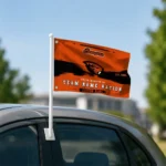 Oregon State Beavers House Flag Custom Brushed Streaks Orange Best Selling