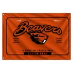 Oregon State Beavers House Flag Custom Ornate Border Orange Best Selling