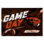 Oregon State Beavers House Flag Customized Action Streaks Orange Best Selling