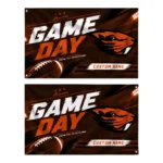 Oregon State Beavers House Flag Customized Action Streaks Orange Best Selling