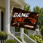 Oregon State Beavers House Flag Customized Action Streaks Orange Best Selling