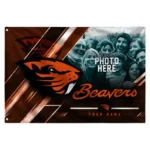 Oregon State Beavers House Flag Customized Diagonal Stripes Orange Best Selling