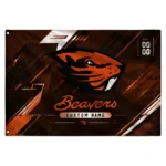 Oregon State Beavers House Flag Personalized Speed Slashes Orange Best Selling