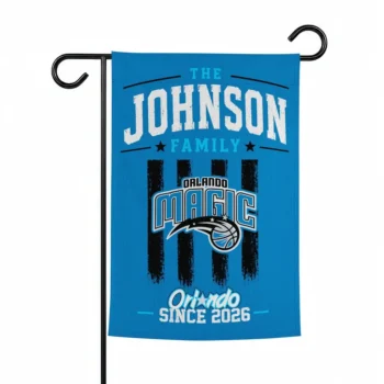 Orlando Magic Garden Flag Custom Distressed Stripes Blue Best Selling