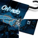 Orlando Magic Garden Flag Custom Laurel Wreath Blue Best Selling