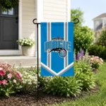 Orlando Magic Garden Flag Customized Chevron Stripes Blue Best Selling