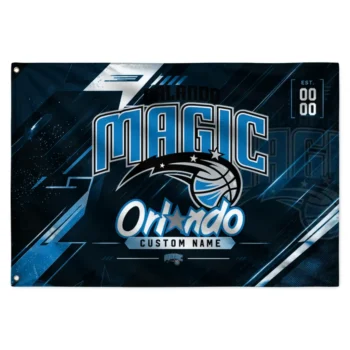 Orlando Magic House Flag Custom Speed Slashes Blue Best Selling