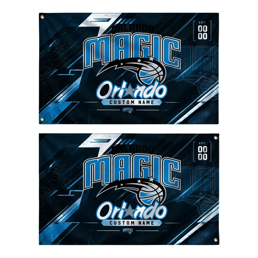 Orlando Magic House Flag Custom Speed Slashes Blue Fashion Forward Orlando Magic House Flag Custom Speed Slashes Blue Fashion Forward