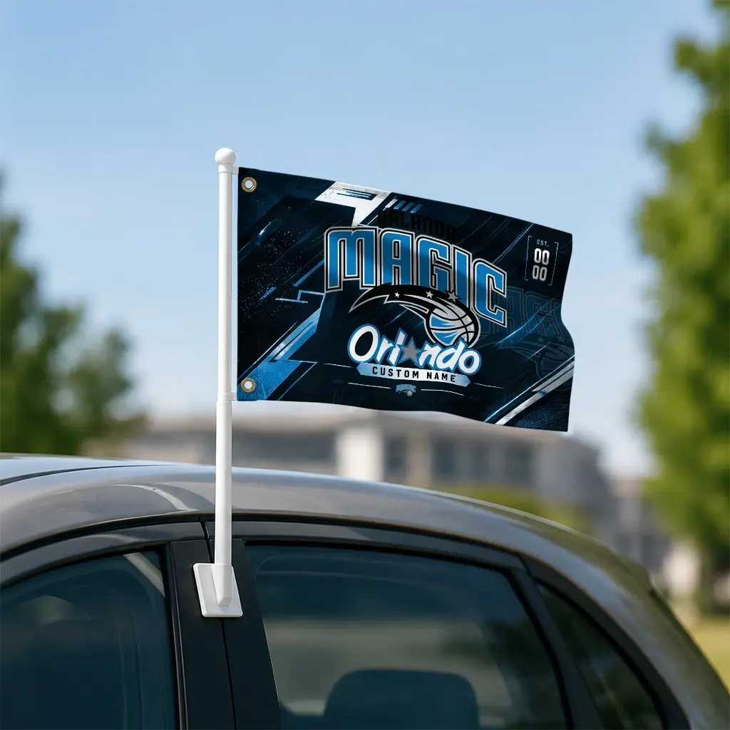 Orlando Magic House Flag Custom Speed Slashes Blue Latest Model Orlando Magic House Flag Custom Speed Slashes Blue Latest Model