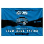 Orlando Magic House Flag Customized Brushed Streaks Blue Best Selling