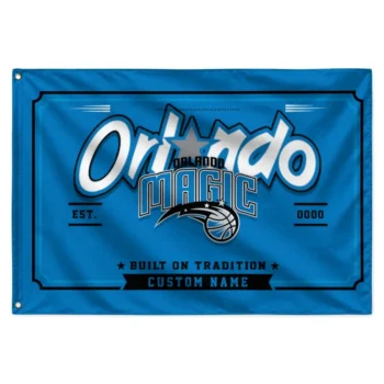Orlando Magic House Flag Customized Ornate Border Blue Best Selling