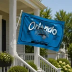 Orlando Magic House Flag Customized Ornate Border Blue Best Selling