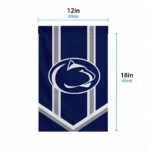 Penn State Nittany Lions Garden Flag Custom Chevron Stripes Blue Best Selling