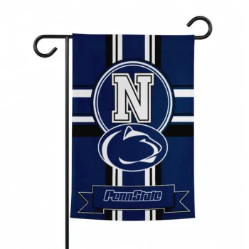 Penn State Nittany Lions Garden Flag Custom Circle Medallion Blue Best Selling