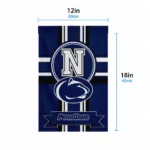 Penn State Nittany Lions Garden Flag Custom Circle Medallion Blue Best Selling