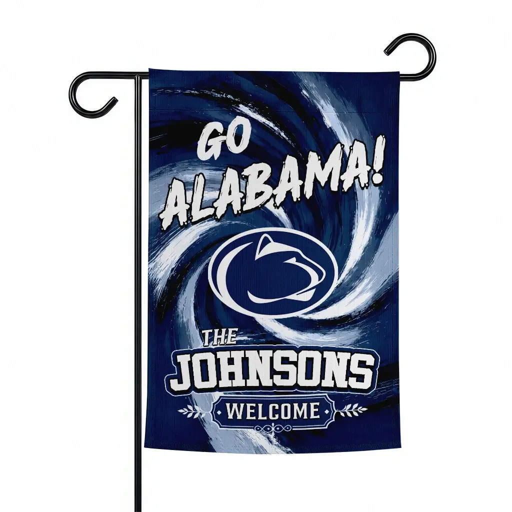 Penn State Nittany Lions Garden Flag Customized Swirl Vortex Blue Best Selling Penn State Nittany Lions Garden Flag Customized Swirl Vortex Blue Best Selling