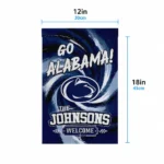 Penn State Nittany Lions Garden Flag Customized Swirl Vortex Blue Best Selling