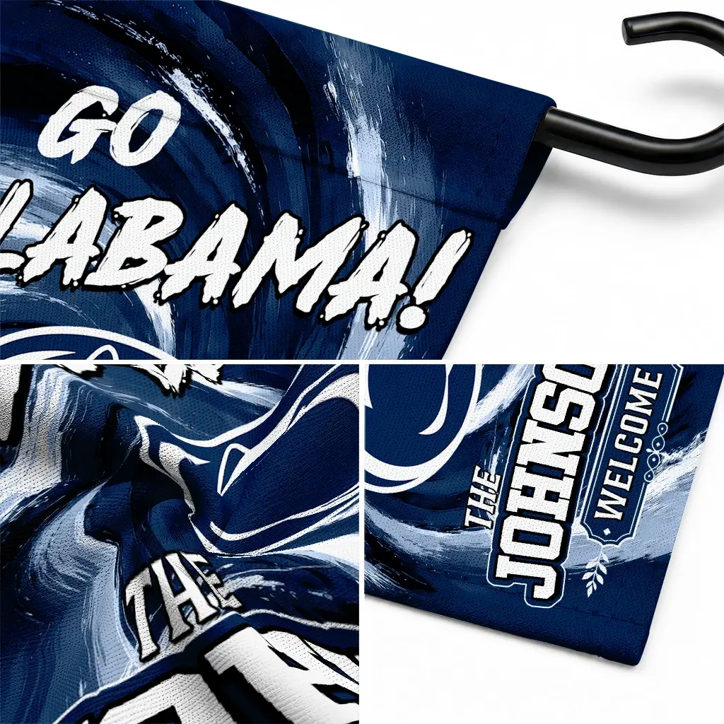 Penn State Nittany Lions Garden Flag Customized Swirl Vortex Blue Latest Model Penn State Nittany Lions Garden Flag Customized Swirl Vortex Blue Latest Model