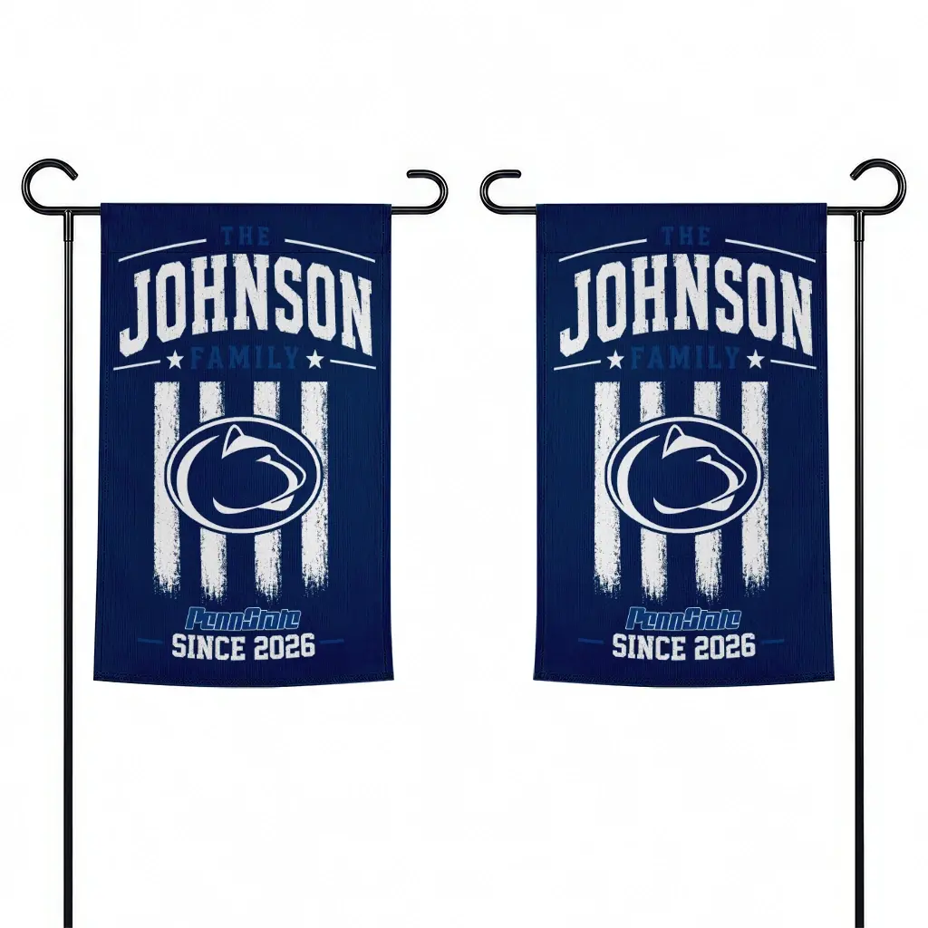 Penn State Nittany Lions Garden Flag Personalized Distressed Stripes Blue Fashion Forward Penn State Nittany Lions Garden Flag Personalized Distressed Stripes Blue Fashion Forward
