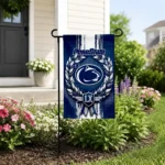 Penn State Nittany Lions Garden Flag Personalized Laurel Wreath Blue Best Selling