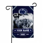 Penn State Nittany Lions Garden Flag - Personalized Photo Frame Blue