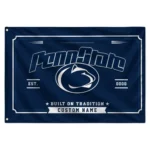 Penn State Nittany Lions House Flag Custom Ornate Border Blue Best Selling