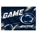 Penn State Nittany Lions House Flag Customized Action Streaks Blue Best Selling