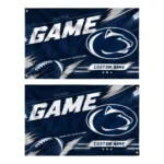 Penn State Nittany Lions House Flag Customized Action Streaks Blue Best Selling