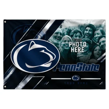 Penn State Nittany Lions House Flag Customized Diagonal Stripes Blue Best Selling