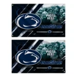 Penn State Nittany Lions House Flag Customized Diagonal Stripes Blue Best Selling