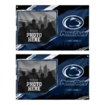 Penn State Nittany Lions House Flag Personalized Framed Photo Blue Black Best Selling