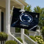 Penn State Nittany Lions House Flag Personalized Speed Slashes Blue Best Selling